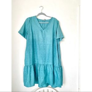 🔆Heritage Turquoise Silk Maternity Dress (L)🔆